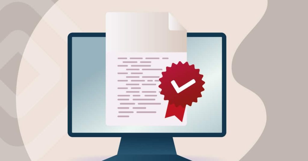 visuel de facture certifiée authentique