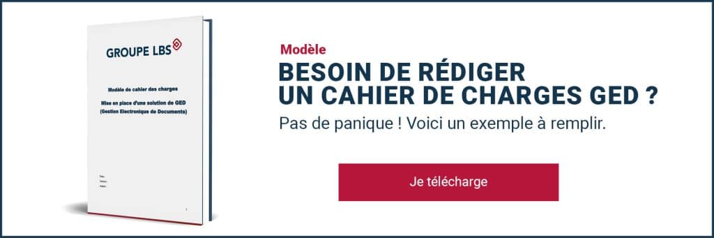 Télécharger le modèle de cahier des charges GED