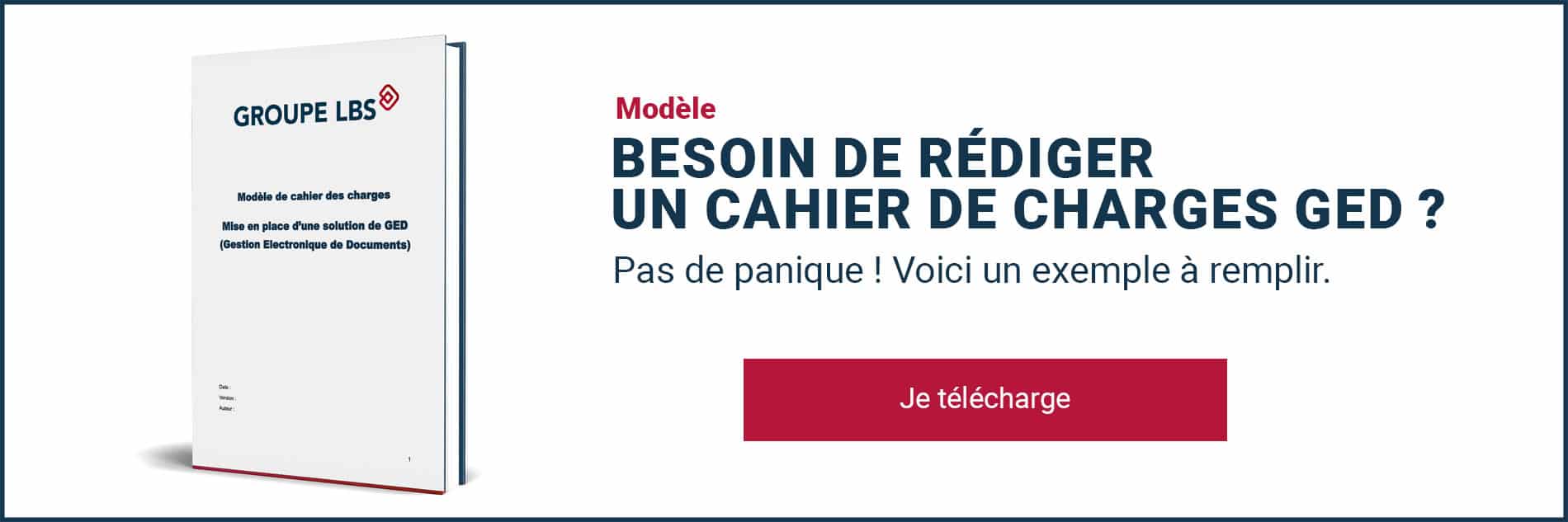Télécharger le modèle de cahier des charges GED